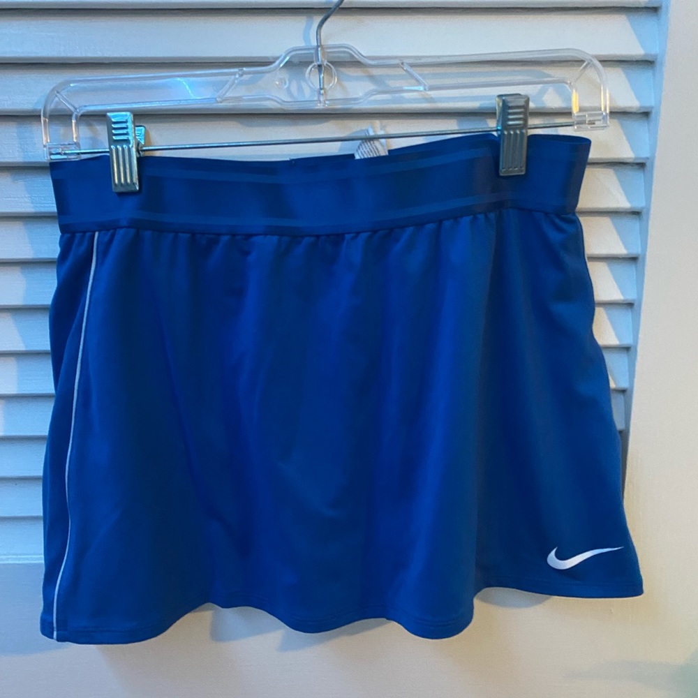 Royal blue Nike tennis skirt